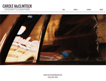 Tablet Screenshot of carolemcclintock.com